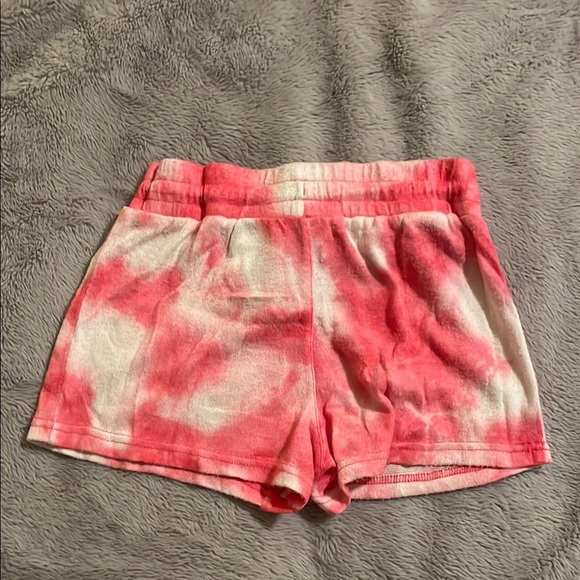 Hurley Kids Tie-Dye Shorts - Pink and White - Picture 5 of 6
